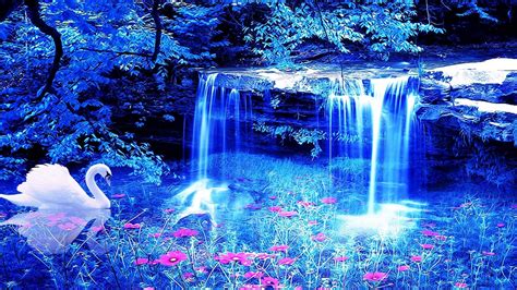 Pink Waterfalls Wallpapers K Hd Pink Waterfalls Backgrounds On