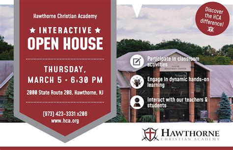 Hawthorne Christian Academy To Host Interactive Open House Tri State