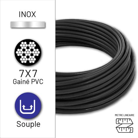 C Ble X Inox Gain Pvc Noir