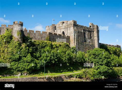 Pembroke Castle, South Wales Stock Photo - Alamy