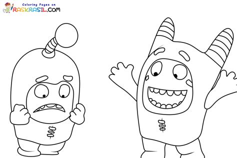 Oddbods Coloring Pages