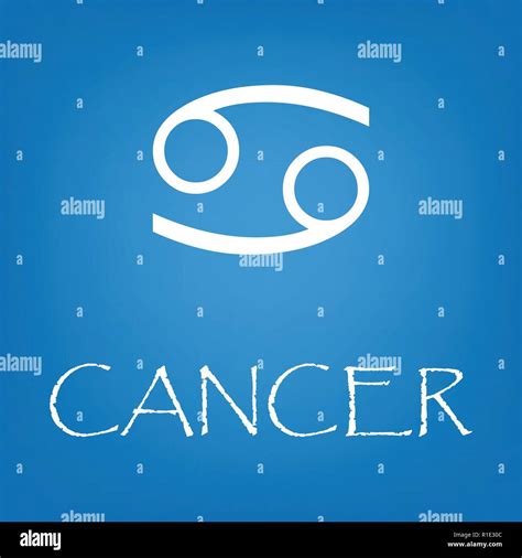 Cancer Zodiac Sign Icon Vector Simple Illustration Of Cancer Zodiac