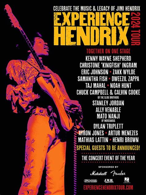 Experience Hendrix Tour Announced As The Guitar Event Of The Year