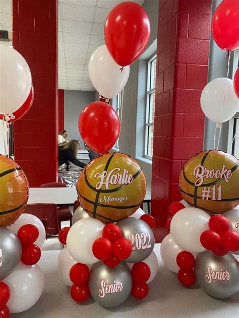 Basketball Balloon Bouquet Senior Night Volleyball Senior Night