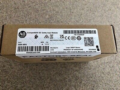 New Ib S Allen Bradley Compact Dc Safety Input Module Ebay