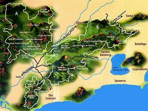 Tijuca National Park Map With Photos Diagrams Topos Summitpost