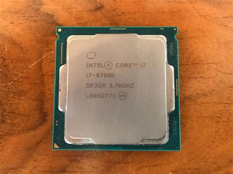 Intel Core I7 8700K 6 Cores 12 Threads Prozessor Kaufen Auf Ricardo