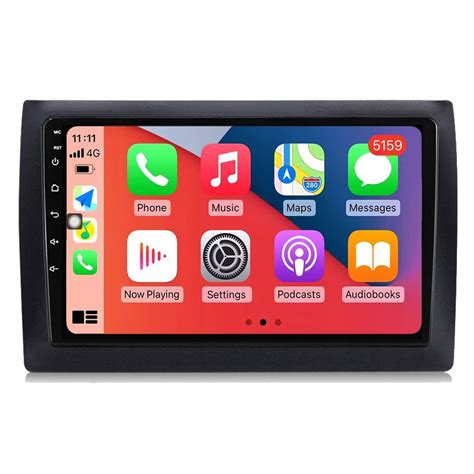 Radio Nawigacja GPS CarPlay Android Auto Dla Fiat Stilo 2002 2010