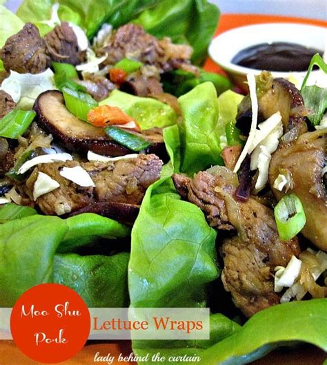 Moo Shu Pork Lettuce Wraps Recipe Pork Lettuce Wraps Lettuce Wraps