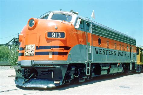 Western Pacific Railroad Ex Wp F7 913 Csrm Western Pacific 913