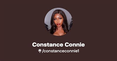 Constance Connie Instagram Facebook Tiktok Linktree