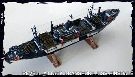 Uss Hinsdale Built From Revell Uss Montrose Kit Revell Montrose