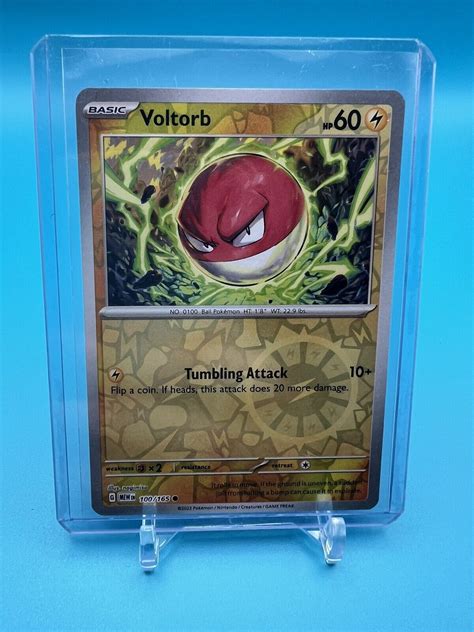 Pokemon Near Mint 151 Reverse Holo Voltorb 100 165 EBay