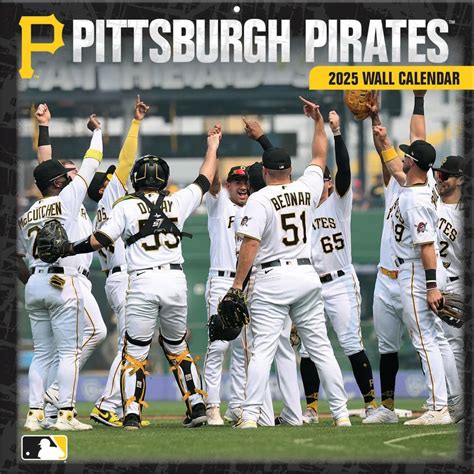 MLB Pittsburgh Pirates 2025 Wall Calendar Calendars