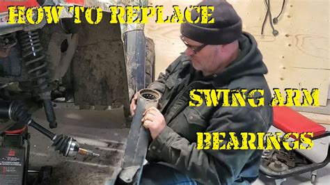 How To Replace Swing Arm Bearings Can Am Outlander Youtube