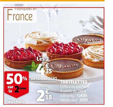 Promo Tartelettes Chez Auchan ICatalogue Fr