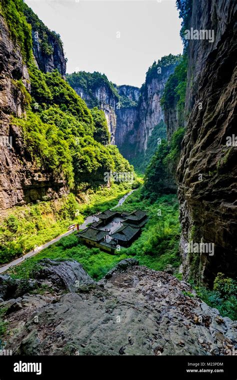 Wulong Karst Geological Park Chongqing China The Most Famous Place Of Valley In China World