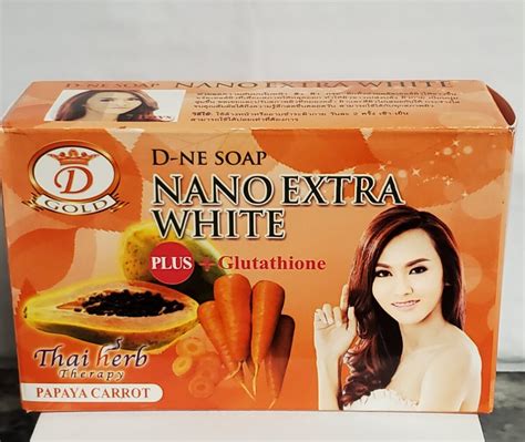 Nano Extra White Papaya Carrot Plus Glutathione Soap G Km Boutiques