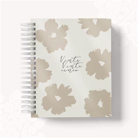 Planner Moderna Cores Bordô Preta Rosinha Nude