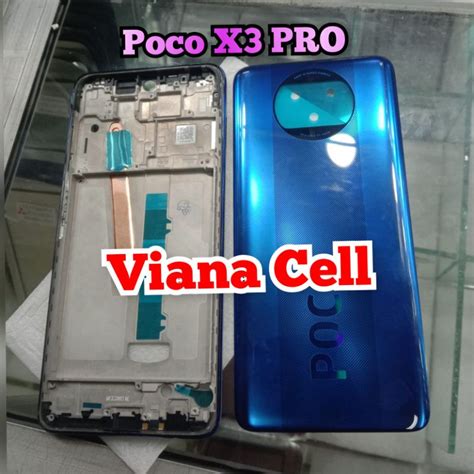 Jual Frame Lcd Backdoor Pocophone Poco X3 PRO Casing Housing Fullset