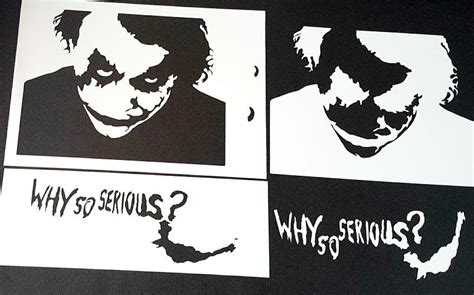 The Joker Face Why So Serious Dark Knight Airbrush