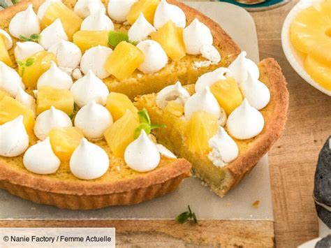 Tarte Lananas Meringu E D Couvrez Les Recettes De Cuisine De Femme