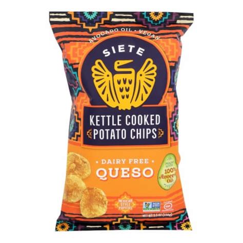 Siete Queso Kettle Cooked Potato Chips 6 Ct 5 5 Oz Kroger