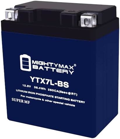 Amazon Mighty Max Battery YTX7L BS Lithium Battery Replacement For