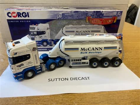 Corgi Modern Truck Cc Scania R Powder Tanker Mccann Haulage