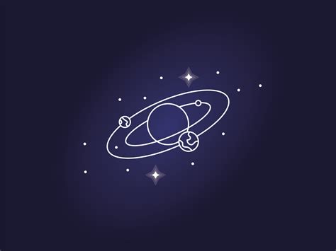 Space icon #1 by Alex Davis on Dribbble