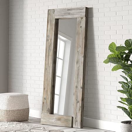 Amazon Barnyard Designs Full Length Floor Mirror Unfinished Wood