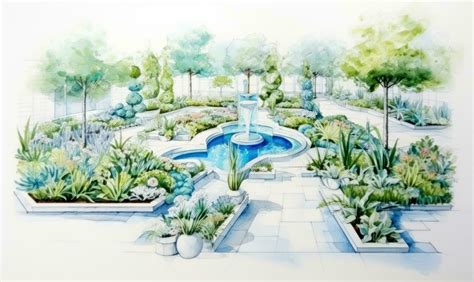 Plan of the garden and landscape 28541496 Stock Photo at Vecteezy