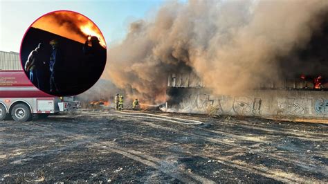 Video Arden Bodegas En Zona Industrial As Se Ve El Lugar Del