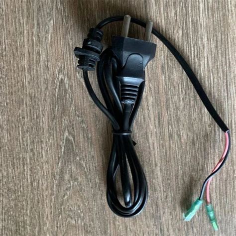 PVC 1 80m 2 Pin Black Power Supply Cords For Electric Appliance At