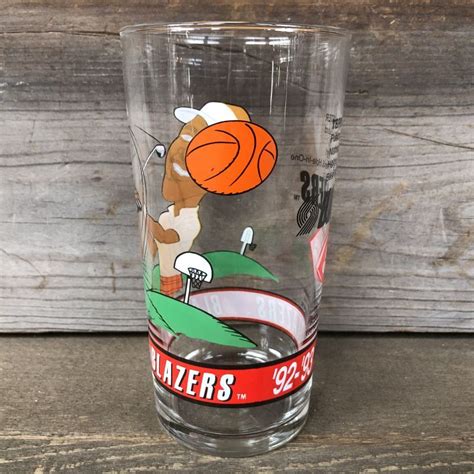 Vintage Dairy Queen Glass Nba Portland Trail Blazers 92 93 Terry Porter G009 2000toys