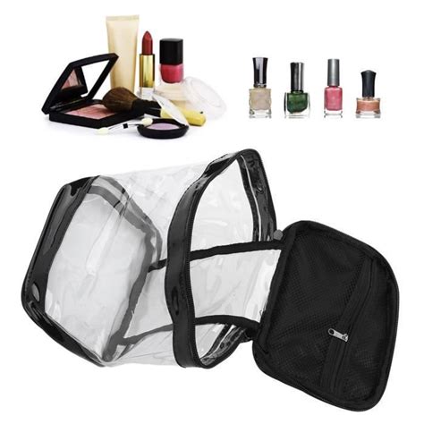 Sac Transparent Trousse De Toilette Transparente Épaissie Transparent