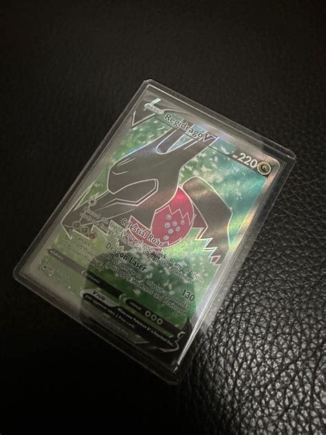 Ptcg Regidrago V Full Art Ultra Rare Silver Tempest