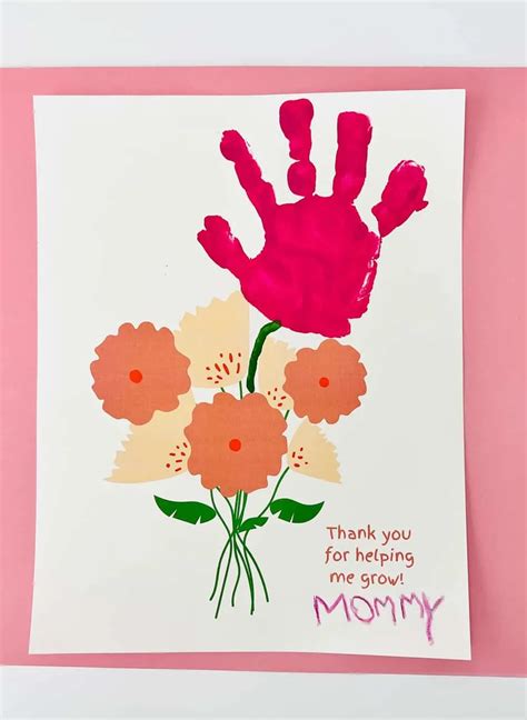 Handprint Mothers Day Poem Keepsake Atelier Yuwaciaojp