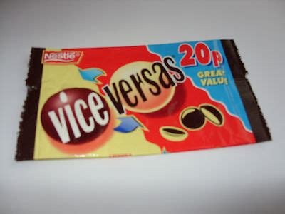 Nestle Vice Versas Chocolate Sweet Wrapper 1997 | #425816231