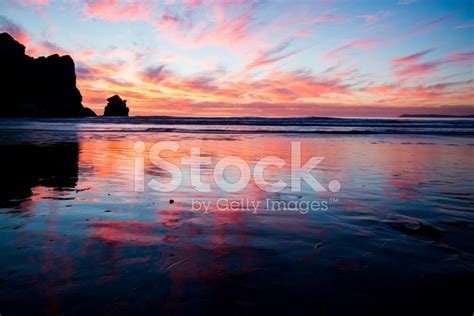 Beach Along Morro Bay Stock Photo Royalty Free Freeimages