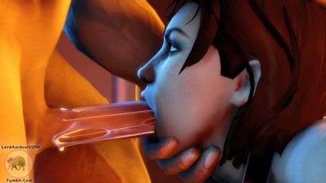 Rule 34 1girls 3d Animated Balls Deep Bioware Blowjob Bondage Brown