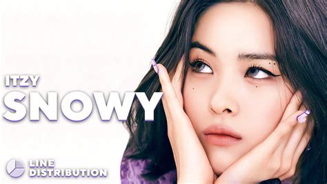 ITZY Snowy Line Distribution YouTube