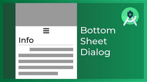 Modal Bottom Sheet Dialog In Android Studio Tutorial Kotlin Youtube