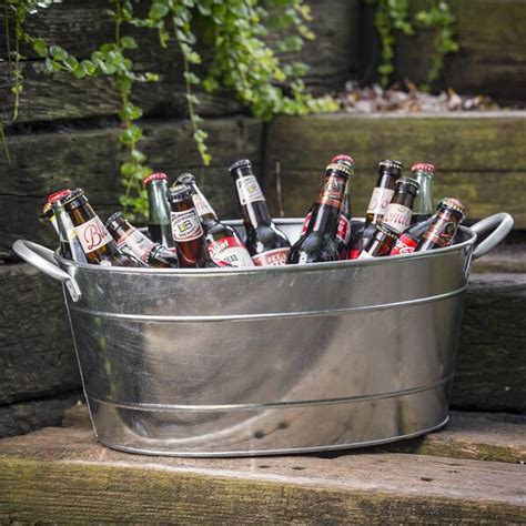 Tablecraft Oz Galvanized Steel Beverage Tub Reviews Wayfair