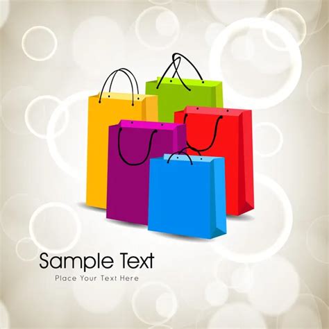 Shopping Bags Vector Images Depositphotos