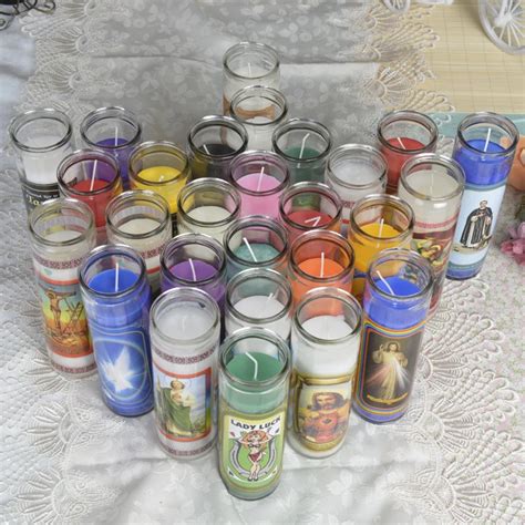 Long Burning Time Religious Candles With Vela Sagrado Corazon De Maria ...