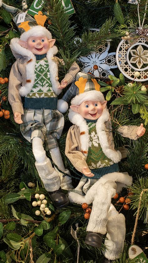 Boy Elf in Plaid Pants - Christmas Heirloom Company