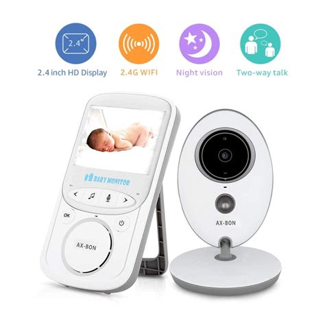 Video Baby Monitor Camera 2-Way Talk 3.5" Digital Wireless Night Vision ...