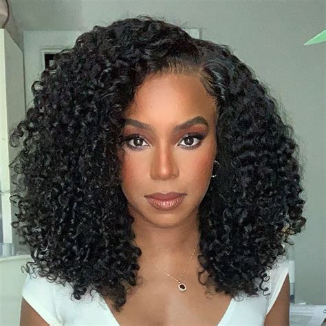 New 5x5 Hd Lace Blunt Cut Bob Side Part Curly Closure Wig Skin Melted