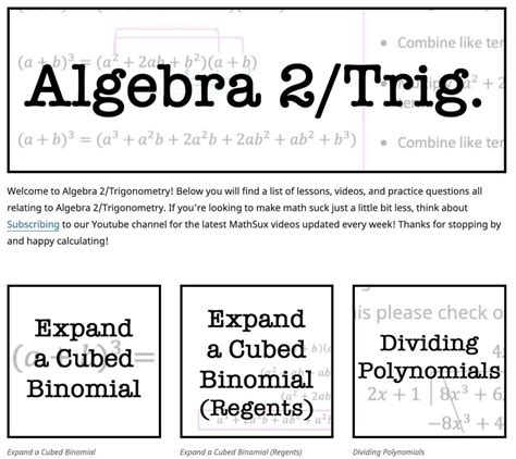 Unlock The Secrets Algebra 2 Trig Regents Answers Revealed